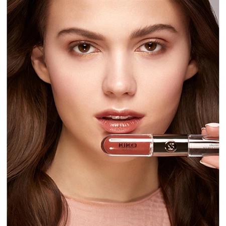 Imagem 4 do produto Kiko Double Head Lipstick Cor Intensa e Brilho