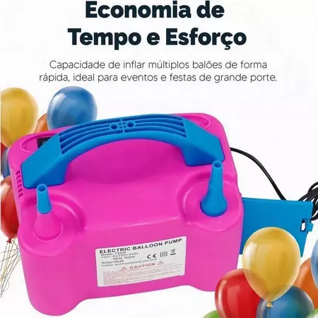 Imagem 1 do produto Inflador Elétrico de Balões Bexigas