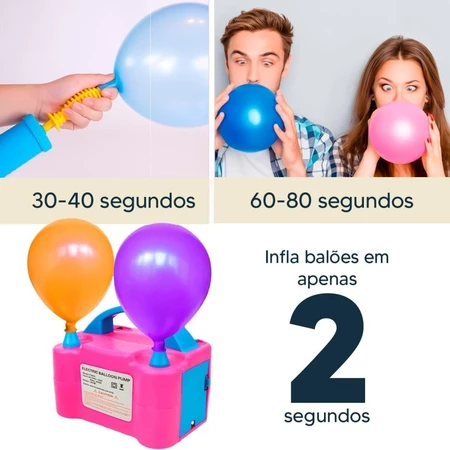 Imagem 2 do produto Inflador Elétrico de Balões Bexigas
