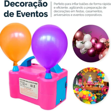 Imagem 3 do produto Inflador Elétrico de Balões Bexigas