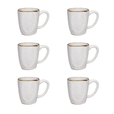 Conjunto 6 Canecas Porcelana Oxford 260ml