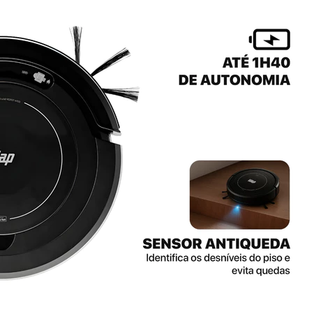 Imagem 4 do produto Aspirador de Pó Robô WAP Robot W100 3 em 1