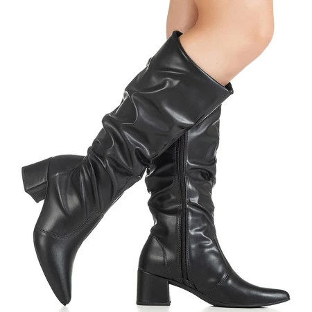 Bota Feminina GiGiL Cano Longo Slouch Elegante