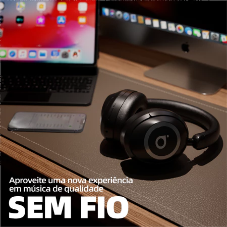 Imagem 3 do produto Basike Fone de ouvido Headphone Bluetooth 5.4