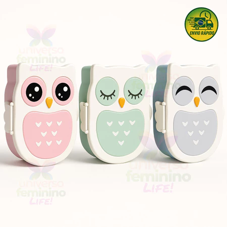 Imagem 4 do produto Marmita Infantil Coruja com Divisórias