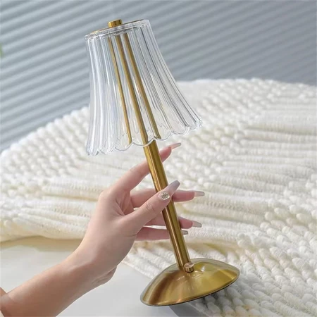 Imagem 1 do produto Lâmpada Abajur de Seda Sensor de Toque