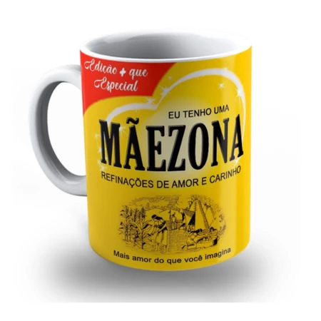 Caneca Dia das Mães – Mãezona Personalizada
