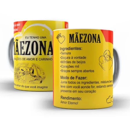 Imagem 3 do produto Caneca Dia das Mães – Mãezona Personalizada