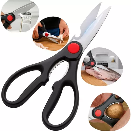 Tesoura Multiuso de Cozinha Aço Inoxidável 20cm