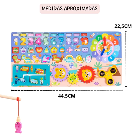 Imagem 2 do produto Brinquedo Educativo Montessori de Madeira Infantil