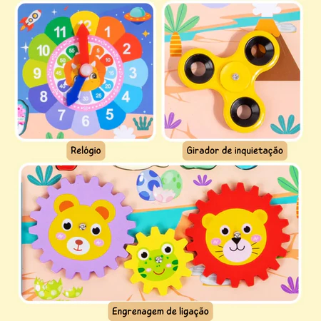 Imagem 4 do produto Brinquedo Educativo Montessori de Madeira Infantil
