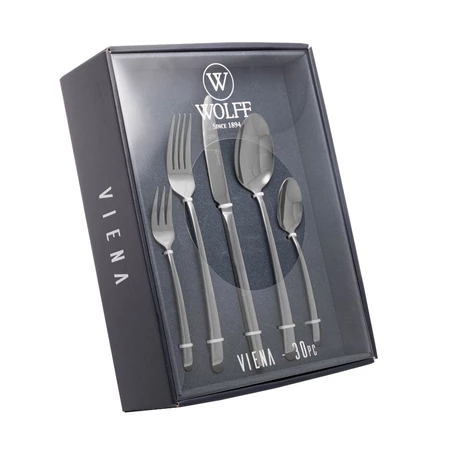 Imagem 1 do produto Faqueiro Wolff Viena Aço Inox Prateado 30 a 54 Peças