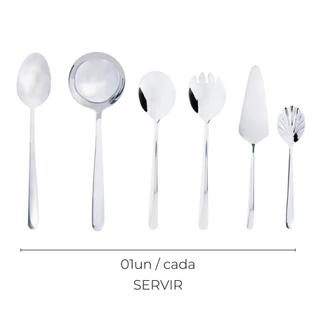 Imagem 4 do produto Faqueiro Wolff Viena Aço Inox Prateado 30 a 54 Peças
