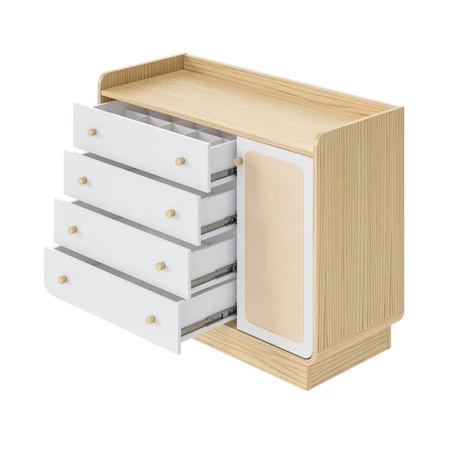 Imagem 1 do produto Cômoda Infantil Wave Casatema 4 Gavetas e 1 Porta