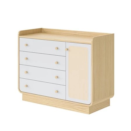 Imagem 2 do produto Cômoda Infantil Wave Casatema 4 Gavetas e 1 Porta