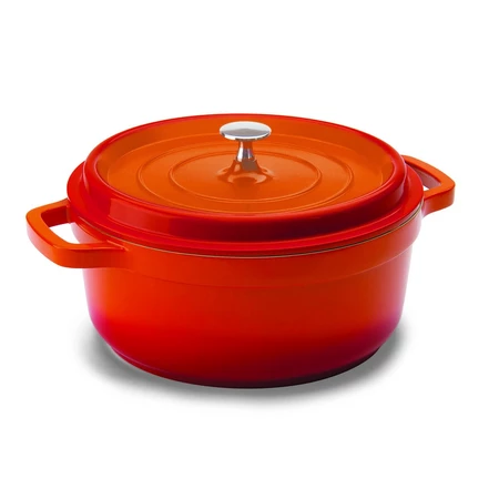 Caçarola Hércules Stúdio 25cm Cerâmica Indução Laranja
