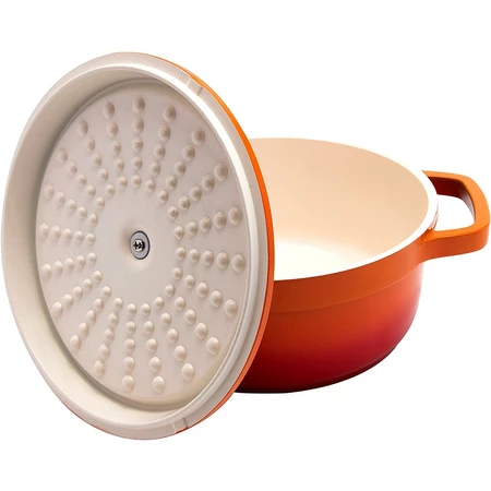 Imagem 3 do produto Caçarola Hércules Stúdio 25cm Cerâmica Indução Laranja