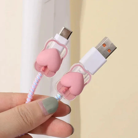 Imagem 2 do produto Protetores de Cabo USB – TPU Durável