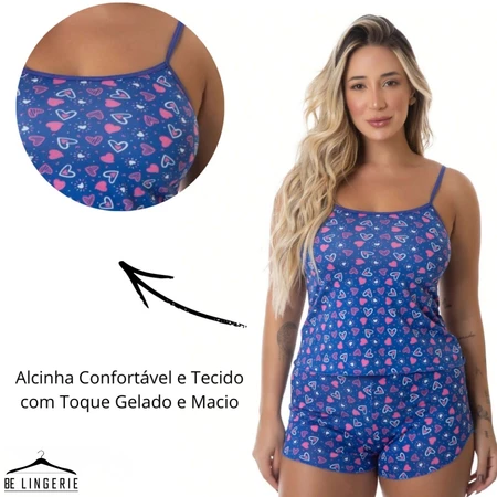 Imagem 3 do produto Kit 5 Baby Doll Feminino Estampas Sortidas