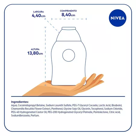 Imagem 3 do produto Kit NIVEA Sabonete Íntimo Suave – 2 Unidades 250ml
