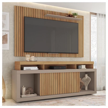 Rack com Painel Life Caemmun Para TV até 65