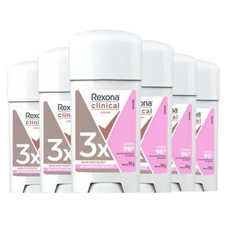 Imagem 4 do produto Kit 06 Desodorante Rexona Clinical Classic Feminino