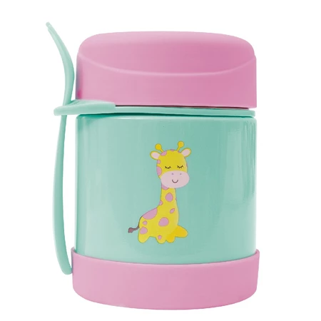 Imagem 4 do produto Pote Térmico Buba Animal Fun Girafa 320ml com Talher