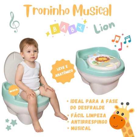 Imagem 2 do produto Troninho Infantil Musical 2x1 Penico e Assento Redutor