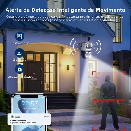 Imagem 1 do produto Câmera de Segurança A31B Wi-Fi Smart 4K