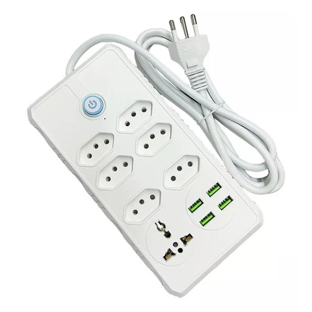 Imagem 4 do produto Filtro de Linha Lehmox – 7 Tomadas + 4 USB