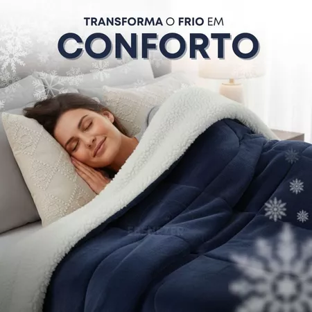 Imagem 4 do produto Coberdrom Dupla Face Sherpa Premium