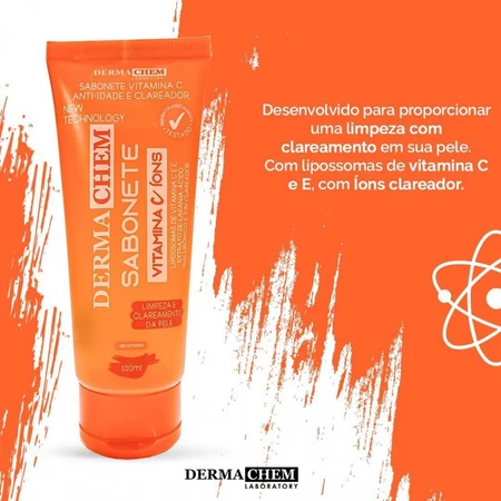 Imagem 1 do produto Sabonete Dermachem 100 ml Vitamina C