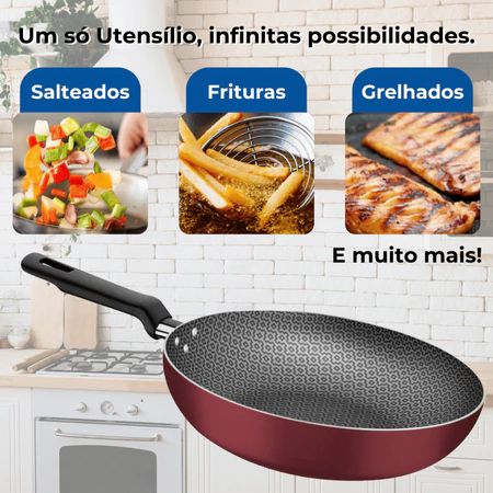 Imagem 2 do produto Frigideira Tramontina Loreto 28 cm com Tampa
