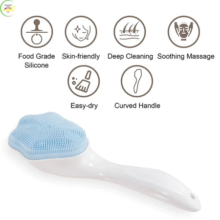 Imagem 1 do produto Escova Pata de Gato Esfoliante Facial de Silicone