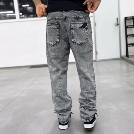 Imagem 3 do produto Calça Baggy Balão Jeans Estonado Retrô