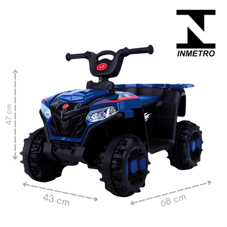 Imagem 1 do produto Mini Quadriciclo Elétrico Infantil 6V – Brinq Kids