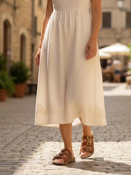 Imagem 3 do produto Tamanco Chinelo Feminino Modare Fivelas Ajustáveis