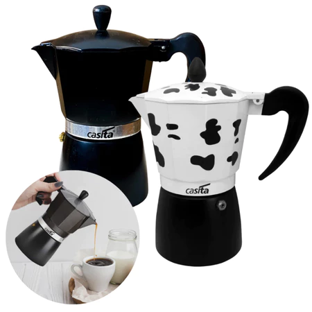 Imagem 4 do produto Cafeteira Italiana 6 Xícaras Alumínio 300ml