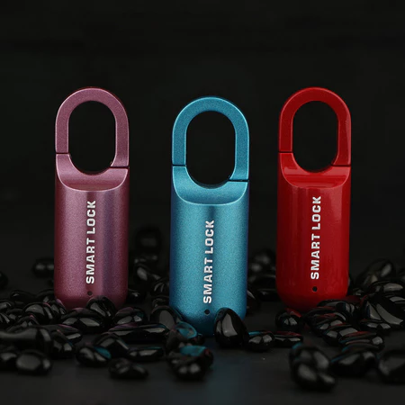 Imagem 2 do produto Mini Cadeado Biométrico Inteligente USB – Anti-Perda