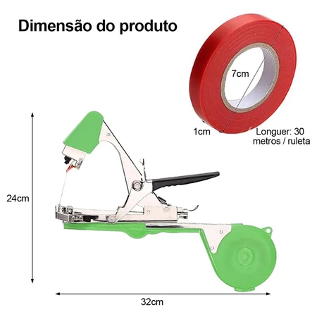 Imagem 2 do produto Grampeador de Videira Amarração de Plantas
