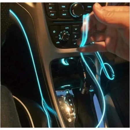 Imagem 3 do produto Fita Led Neon Fibra Painel Carro