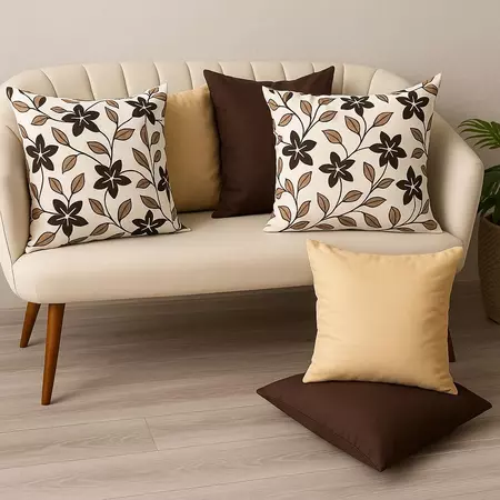 Kit 6 Almofadas Luxo com Enchimento Decoração Pronta