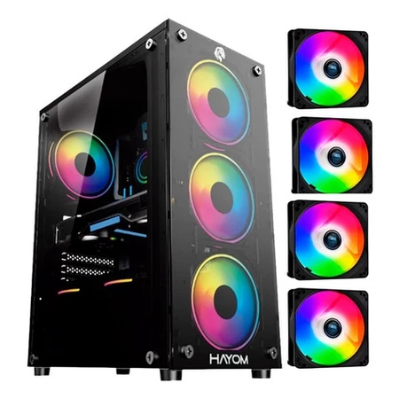Gabinete Gamer GB1749 com 4 Fans RGB