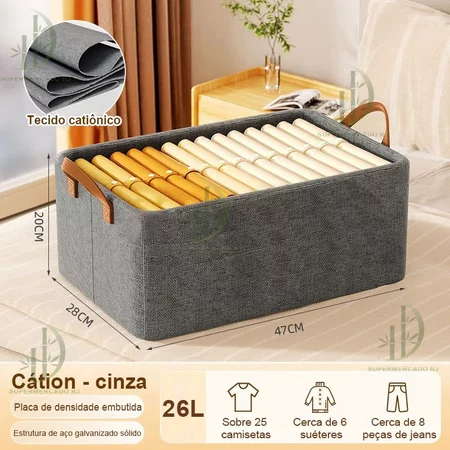 Imagem 1 do produto Caixa Organizadora Flexível para Closet