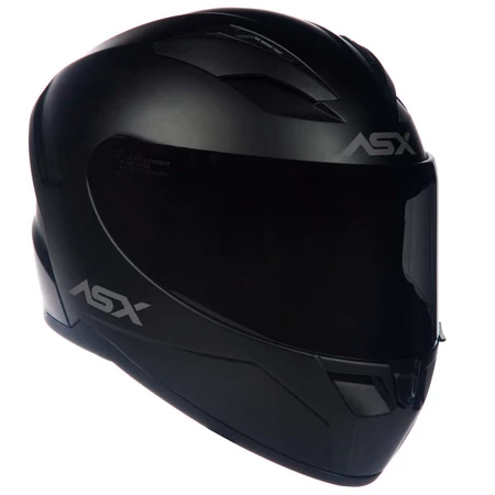 Imagem 2 do produto Capacete ASX City Solid Preto Fosco Viseira