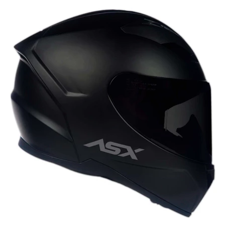 Imagem 4 do produto Capacete ASX City Solid Preto Fosco Viseira