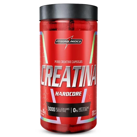 Creatina Integralmédica Hardcore 120 Cápsulas