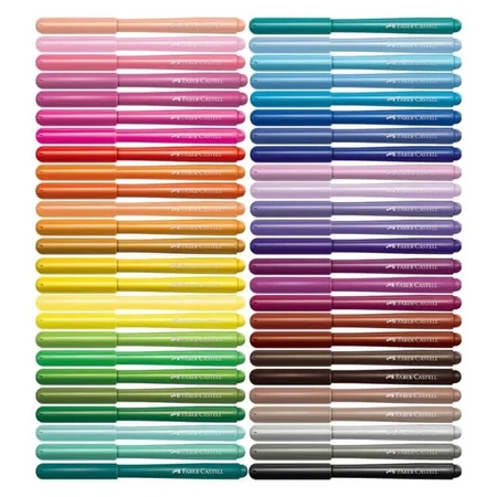 Imagem 4 do produto Canetinhas Faber-Castell Vai e Vem 50 Cores