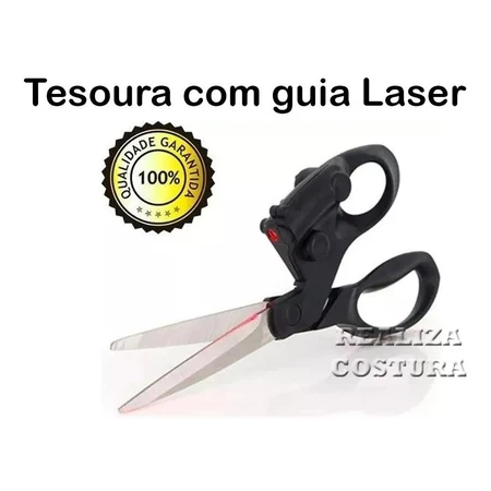 Tesoura Mira Laser Cortes Precisos