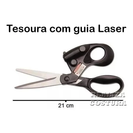 Imagem 3 do produto Tesoura Mira Laser Cortes Precisos